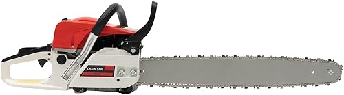 Miniatura 1 de Motosierra de gas con barra guía de 22 pulgadas, sierras de cadena de alimentación de gas de 2 ciclos de 52 CC, motosierras de gasolina inalámbricas