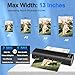 13 Inch Laminator Machine with 30 Laminating Sheets, A3 11-in-1 Hot & Cold Thermal Laminator for Teachers, 60S Fast Warm-Up, 450mm/min, Never-Jam Design Laminate Machine for Home, Office, School