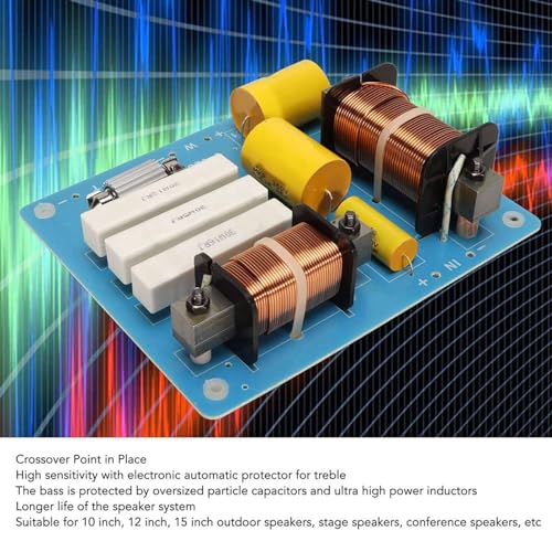 Diviseur de fréquence 2 voies pour haut-parleur de conférence 800W filtre audio passif