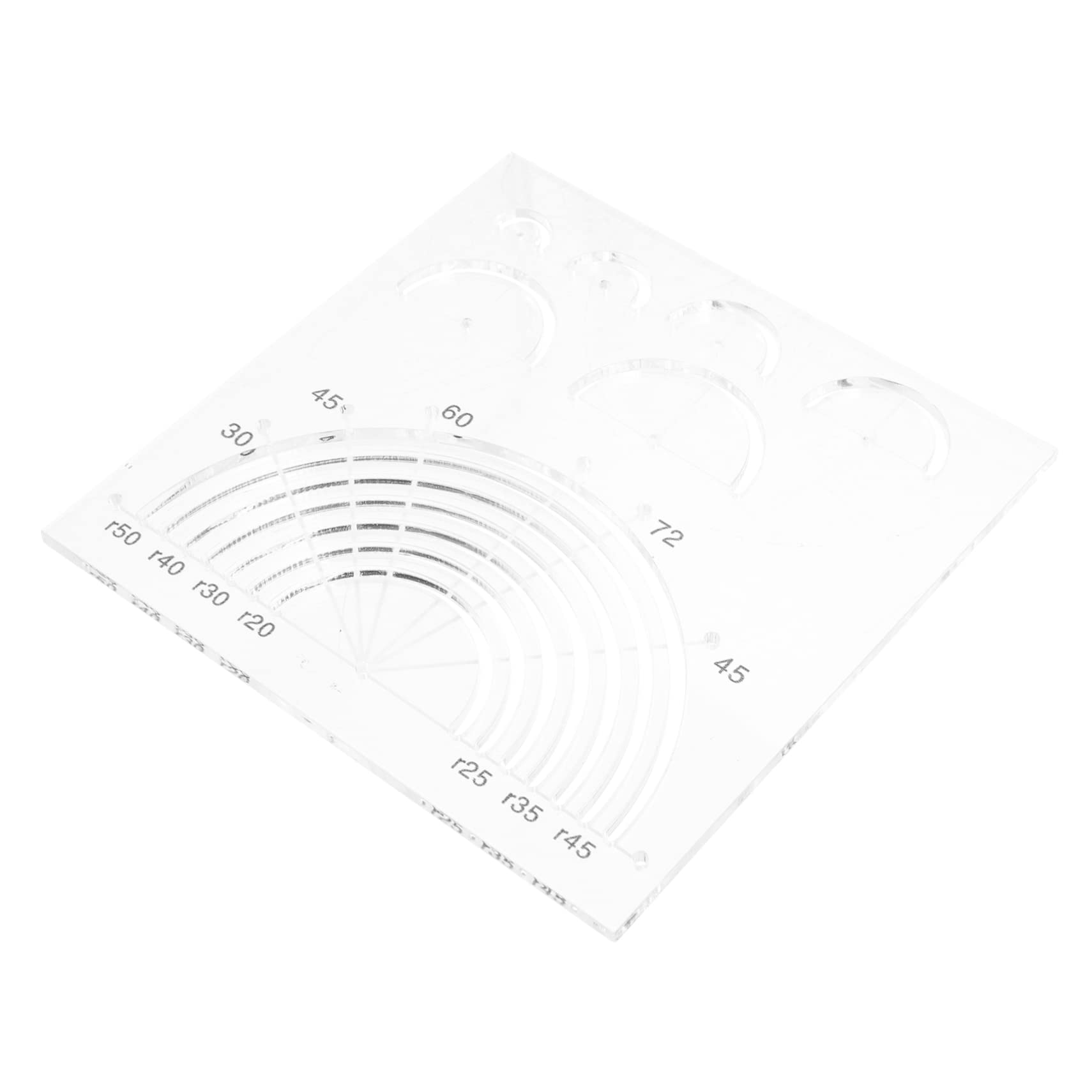 STOBOK 3pezzi Righello Acrilico Per Patchwork e Template Per Trapunta e Creativi Per e Principianti Include Istruzioni Per Facile