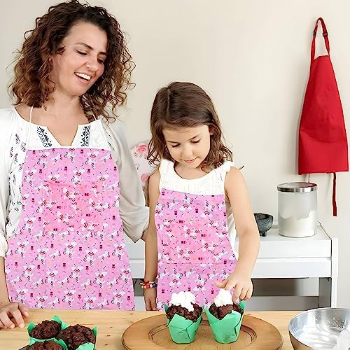 AAZEEM Poly Cotton Matching Aprons with Pockets for Kids and Adults|For Home & Outdoors Cooking Men & Women |Pack of 2| (B0C8YJL91M) Amazon Price History, Amazon Price Tracker