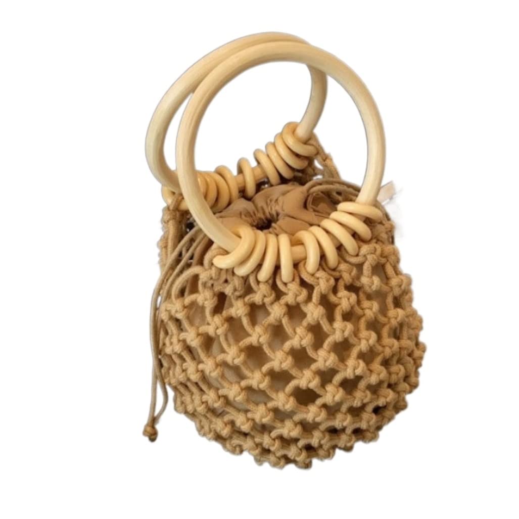 Borsa Spiaggia In Pagia Con Coulisse | Tracolla Regolabile, Leggera E Stilosa - Foto 11