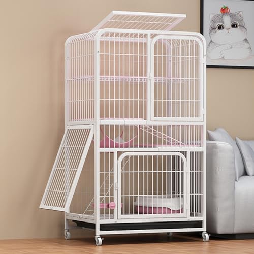 Catio pour chat en métal blanc afin de protéger vos animaux des dangers extérieurs - 2