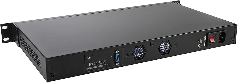 1U Rackmount Firewall, Mikrotik, OPNsense, VPN, Network Appliance, 2th Gen Core I3 2328M 2350M 2370M, RS42, 8 x LAN, 2 x SFP+ 82599ES 10 Gigabit, 8G RAM, 64G SSD