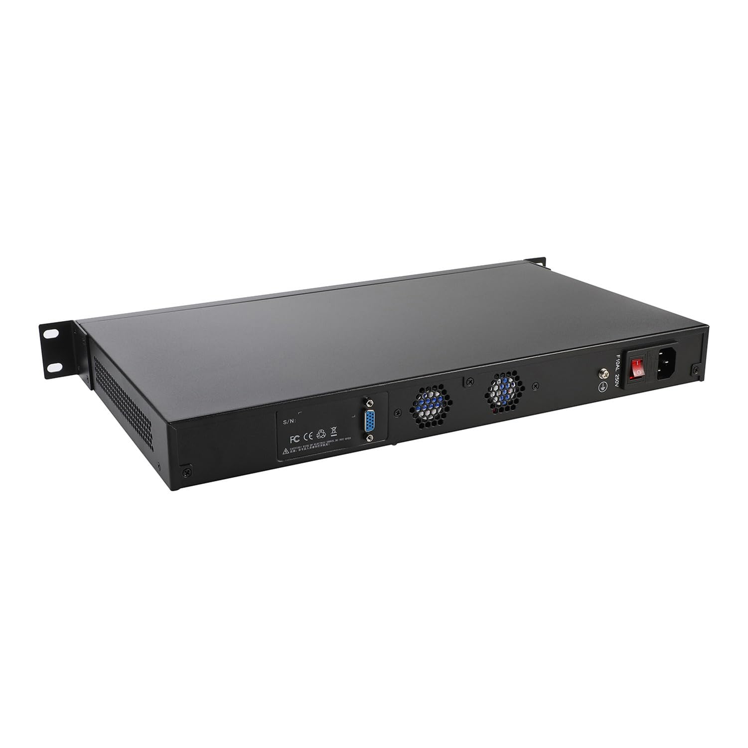 Firewall, VPN, 1U Rackmount, Mikrotik, PFSense, OPNsense, Network Appliance, I5 4210M, RS07, 8 x I226-V 2.5GbE LAN, 2 x SFP+ 10GbE 82599ES, COM, VGA, 8G RAM, 512G SSD
