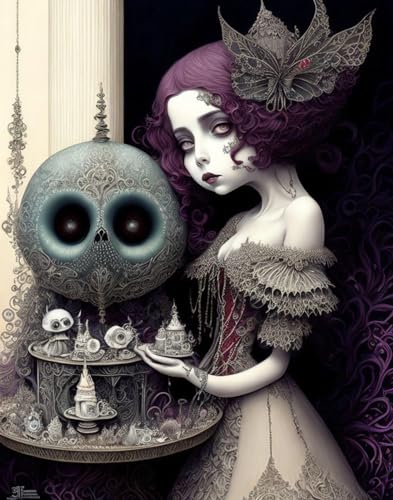 Poster Goth in the Bank impression sur toile sans cadre salon 58x90cm