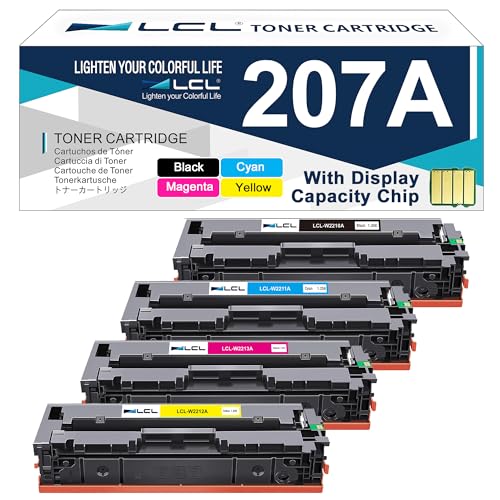 Toner compatible HP 207X W2210X W2211A pour imprimante LaserJet Pro M255 et M283