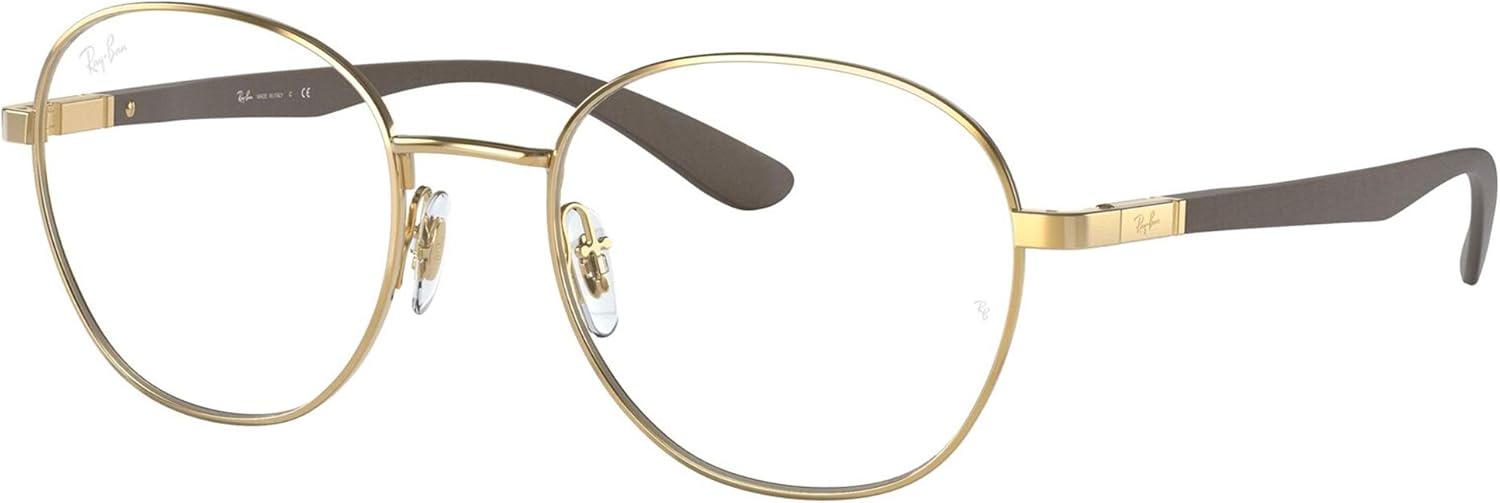 Ray-Ban Rx6461 Square Prescription Eyeglass Frames Arista/Demo Lens 49 Millimeters