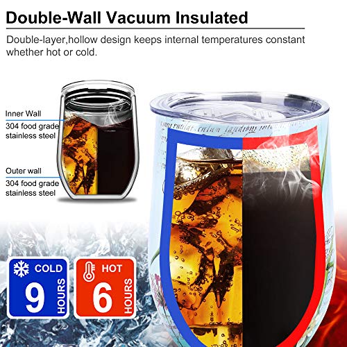 NymphFable 12oz Libélula Taza Termica Cafe para Llevar Taza Termo Acero Inoxidable Taza Personalizada - Imagen 5