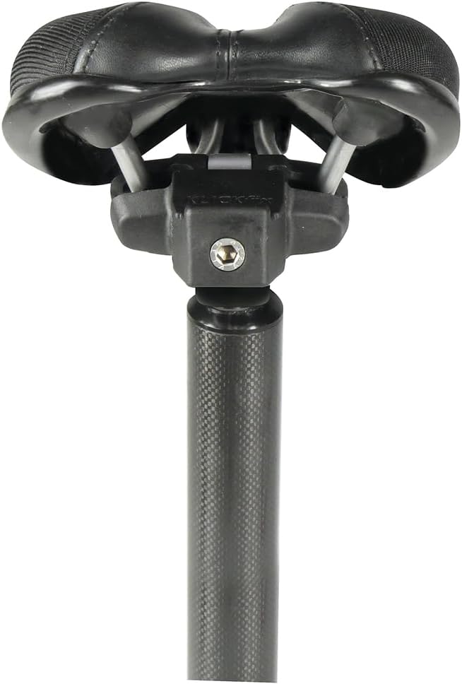 KlickFix Unisex – Erwachsene Contour Satteladapter, Schwarz, ∅ 6-7 mm