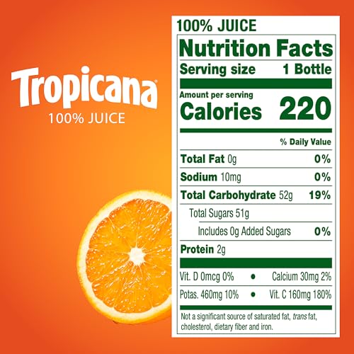 Image of Tropicana 100% Orange Blend From Concentrate, 12-pack, 15.2 fl oz bottles