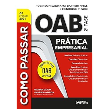 Capa do livro COMO PASSAR NA OAB 2ª FASE - PRATICA EMPRESARIAL- 4ª ED - 2021