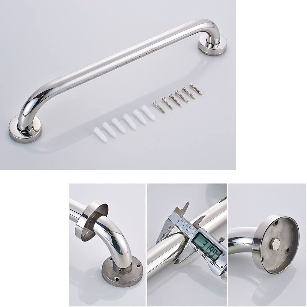 Baño, Pasamanos, Toalleros, Barras De Apoyo para Baño, Barra De Apoyo para Ducha con Superficie De Espejo, Barras De Apoyo De Cromo Pulido, Barra De Apoyo para Inodoro, P,