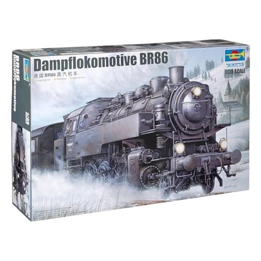 Trumpeter 00217 modellbyggsats ånglok BR86
