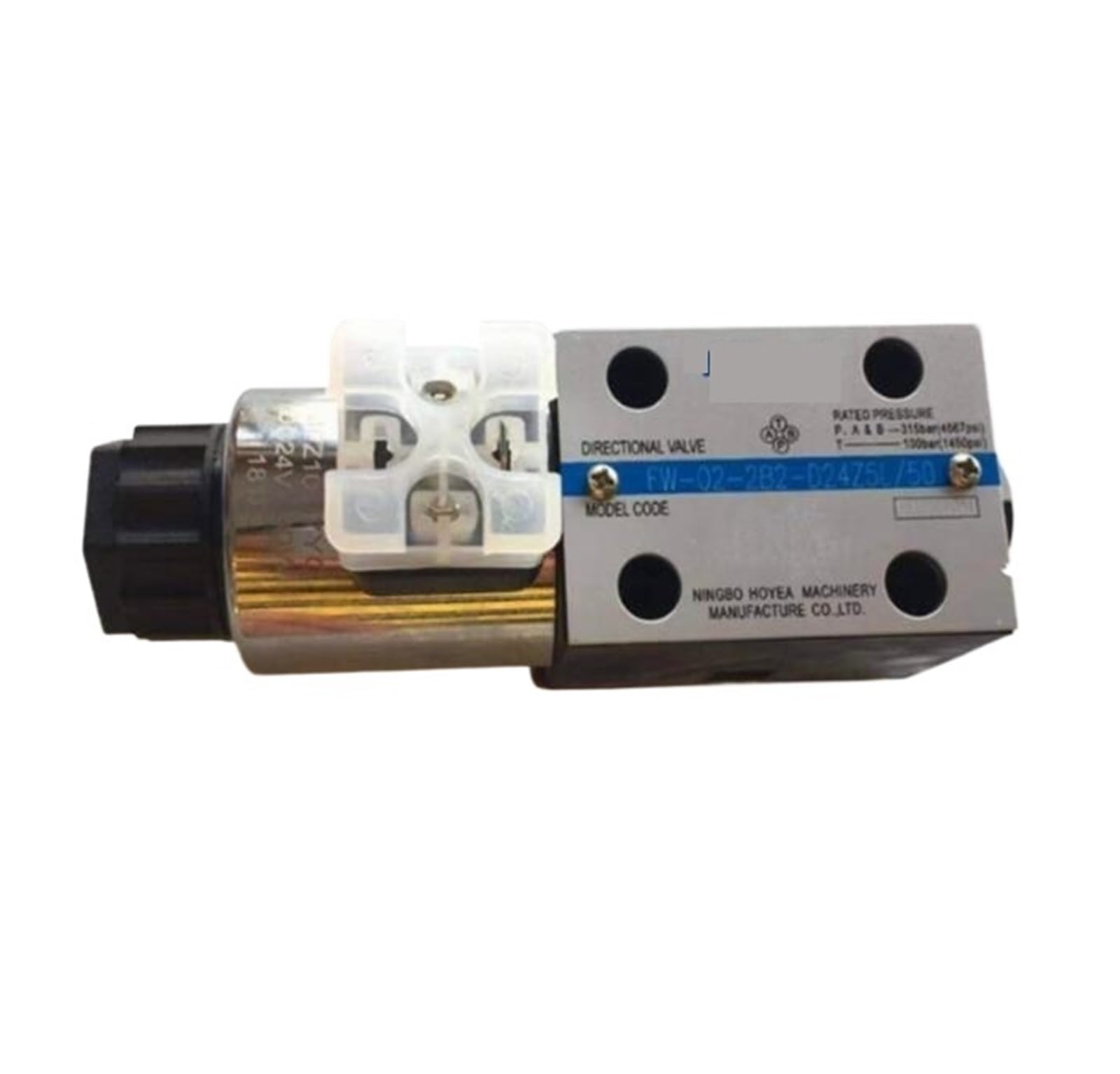 Valve directionnelle FW-02-2B4B-D24Z5L haute précision pour bloc hydraulique