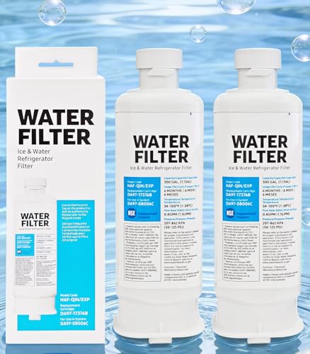 La mejor comparación de Refrigeradores Walmart Precios . 45 Filtro de Agua DA97-17376B, DA97-08006C, HAF-QIN, HAF-QIN/EXP para Refrigeradores Samsung, para Samsung Water Filter,2PCS