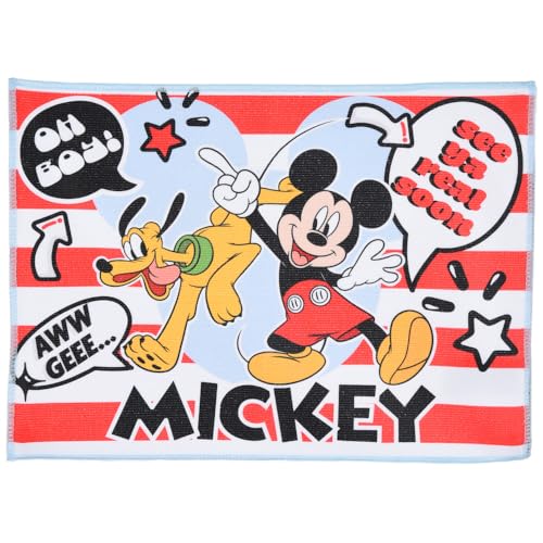 Set de table en tissu Mickey Mouse Disney Set de table 40 x 30 cm lavable et résistant à la chaleur