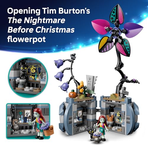 LEGO Disney Sally’s Flowerpot 43288 | Building Toys for Girls & Boys, Ages 9+, The Nightmare Before Christmas Set, Kids Bedroom Decor, 346 Pieces, Gift for Kids - image 3