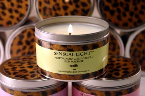 8 oz Sensual Light Massage Candle - Lavender Vanilla