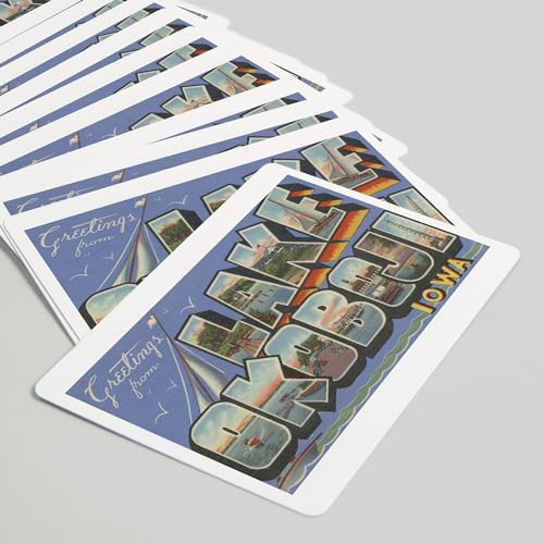 Cartas de Poker Lantern Press Lake Okoboji 52 naipes miniatura 5