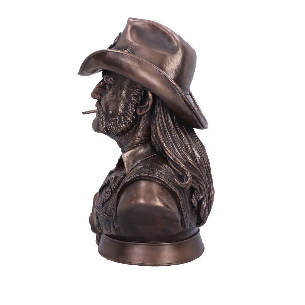 Nemesis Now Buste Lemmy sous Licence Officielle Motorhead, Bronze, 35 cm