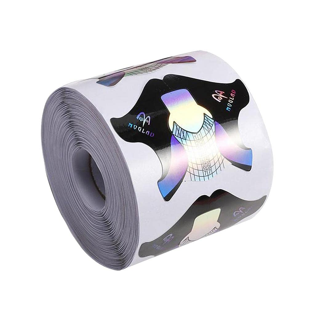 Thickened UV Gel 100/300 Pcs Nails Extensions Paper for Nails Stencils Tools 300 Pcs,Symphony Laser
