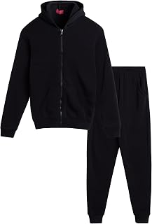 Girls' Active Sweatsuit - 2 Piece Fleece Hoodie Sweatshirt and Jogger Sweatpants - Activewear for Girls (7-16)