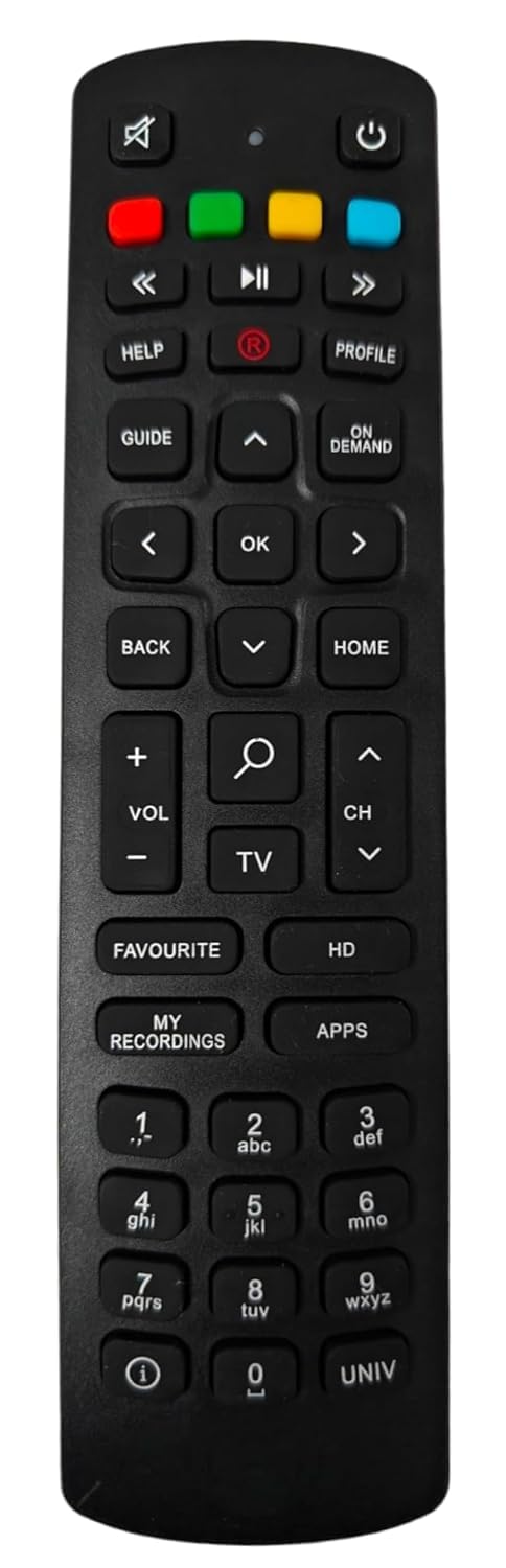 Hybite Remote Compatible for Jio Set Top Box Without Voice (Please Match The Image with Your Existing Remote)(This Remote is not Compatible with jio Voice Remote or jio Fiber Set top Box) (B0CNVHNHL8) Amazon Price History, Amazon Price Tracker