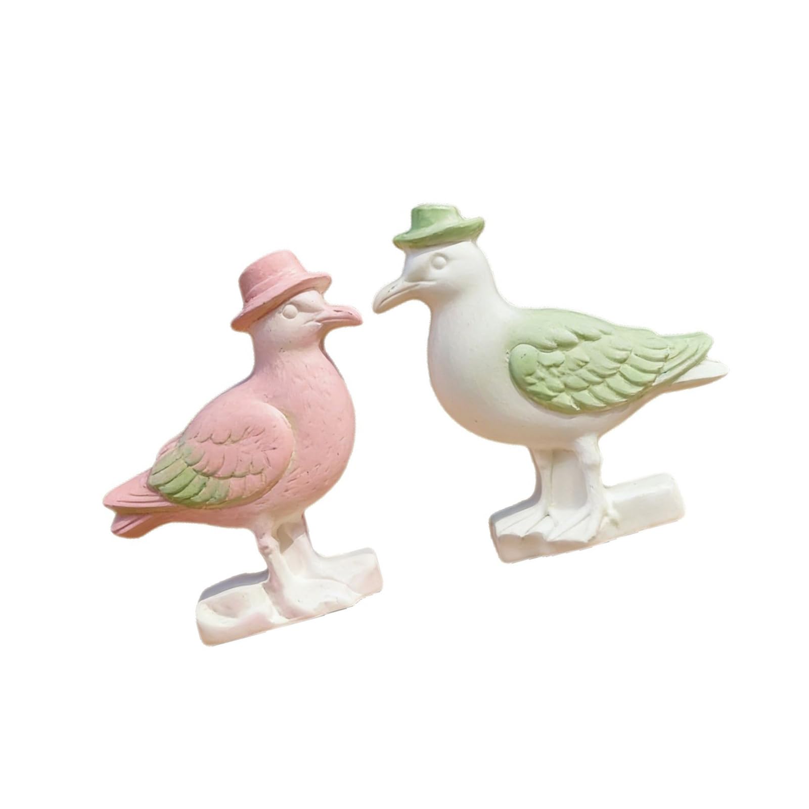 ZEPFJHE 2Pcs Bird Silicone Molds Food Grade Silicone for Resin Casting Soap Making Gypsum Ornament Elastomer Cast for Gannet Figurine