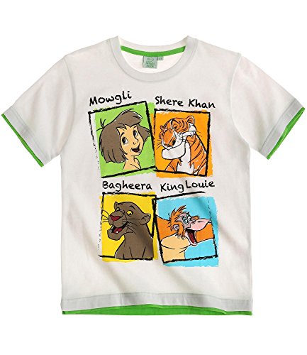Preisvergleich Produktbild Disney Das Dschungelbuch Jungen T-Shirt - weiß - 140