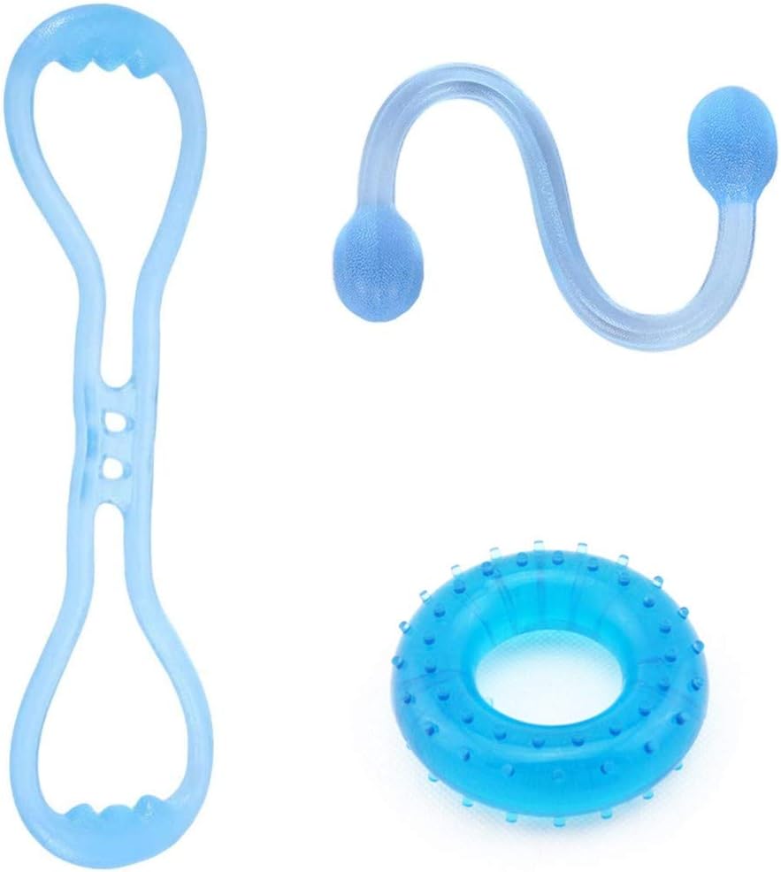 Amazon ストレッチチューブ 肩甲骨 ストレッチチューブ ヨガ トレーニング チューブ マルチチューブ プルロープ シリコン 弾性 ボディストレッチ ロープ 姿勢改善 肩こり防止 ストレス消解 疲労回復 スリミング 筋トレ ダイエット 握力 トレーニング リング型 3種セット