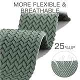 EverAct 18mm Braided Stretchy Nylon Watch Straps for Garmin Vivoactive 4S, 3S, Venu 2S/3S, Forerunner 255S/255S Music/265S - Soft Elastic Fabric Wristband - Image 3