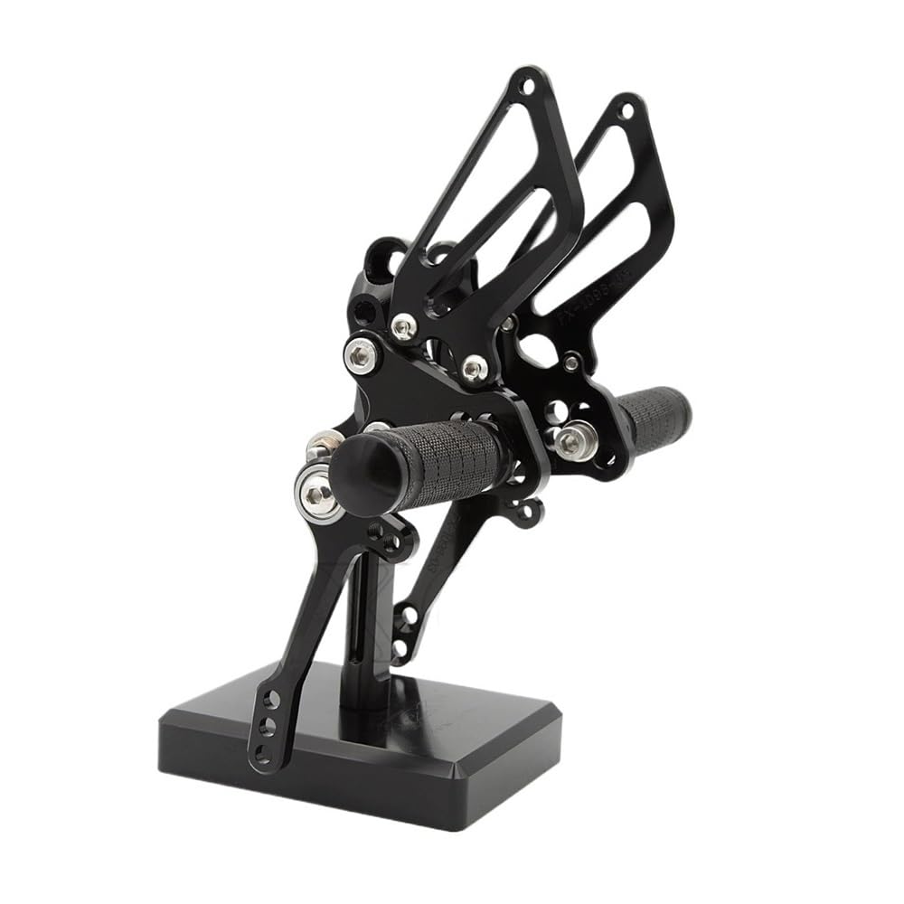 Para D&ucati 1098 1098S 1198 848 EVO Estriberas Traseras Invertidas Palanca Cambios GP Reposapiés Ajustable Para Motocicleta Juego Trasero Estriberas