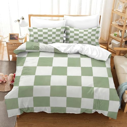 Housse de couette 3D hypoallergique fermeture éclair pour lit simple ado