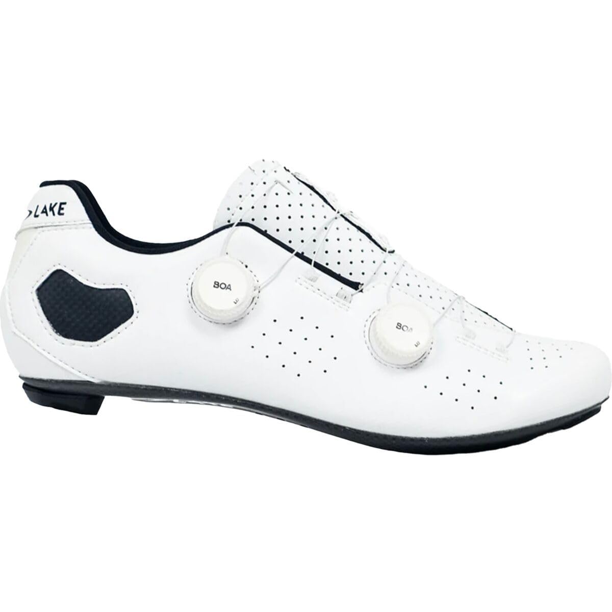 Lake Cx333 Wide Cycling Shoe - Men's White/White Clarino, 42.5