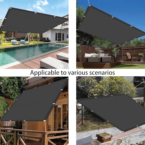 Toile d'ombrage de jardin de 6x6m pour aménager un coin d'ombre