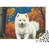 Zoom IMG-1 samoyed puzzle decorazione artistica da