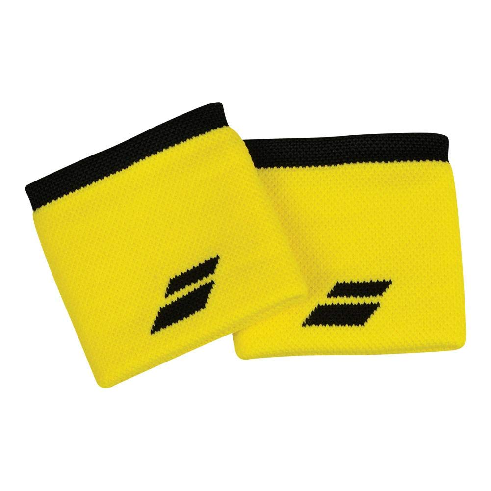Babolat Logo Wristband - Blazing Yellow/Black