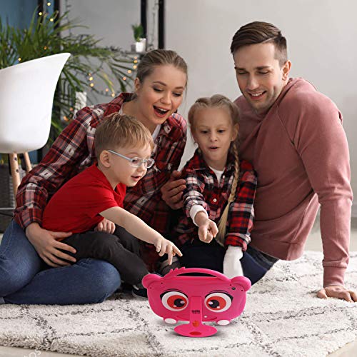 GOODTEL-Tablet-para-Ninos-7-Pulgadas-Tablet-Infantil-Android-100-Quad-Core-Processor-16GB-ROM-HD-Pantalla1024600-Doble-Camera03MP2MP-3GWiFiGPSCertificacion-GoogleJuegos-Educativos-Rosado