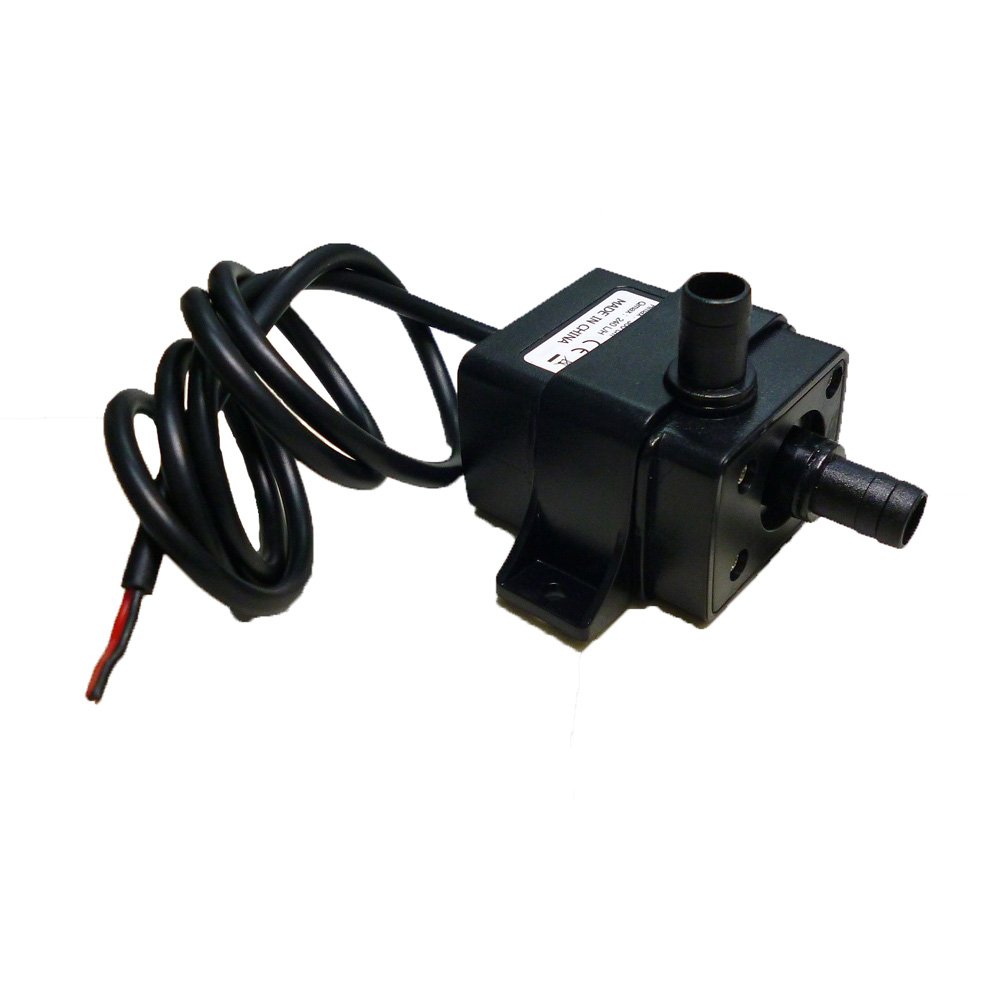 Anself Ultra-Silenzioso Mini DC12V Micro Pompa Acqua Olio Impermeabile Sommergibile Fontana Acquario di Circolazione 240L / H 5W Ascensore 3 Metri 0 - 100