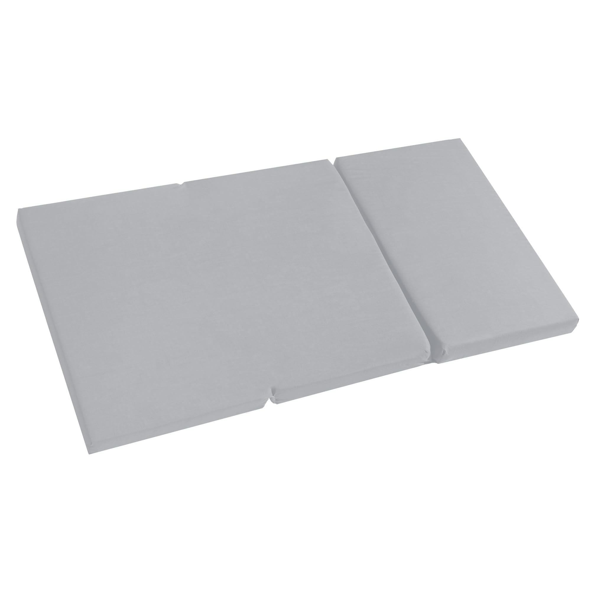 roba Colchón de Viaje 'roba Style' 60 x 120 cm para Bebés y Niños - Colchón Plegable para Cuna de Viaje y Cuna de Bebé - Colchón Plegable con Bolsa de Transporte - Gris Claro