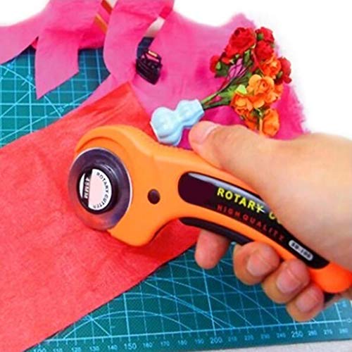 image for Daindy 45mm Round Cutters Sewing Rotary Cloth Guiding Cutting Machine 