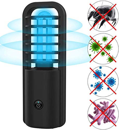 DEAR-JY UV disinfection lamp,Rechargeable Handheld Portable UVC Germicidal Rod,Sterilization and deodorization mite removal Tool,for Car Household School Hotel Pet Baby Products Area