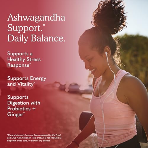 Garden of Life Organic Ashwagandha Supplement with Probiotics & Ginger - Stress, Mood & Energy Support, Vegan, Gluten Free, Non GMO, 2 Month Supply, 60 Tablets - Image 5