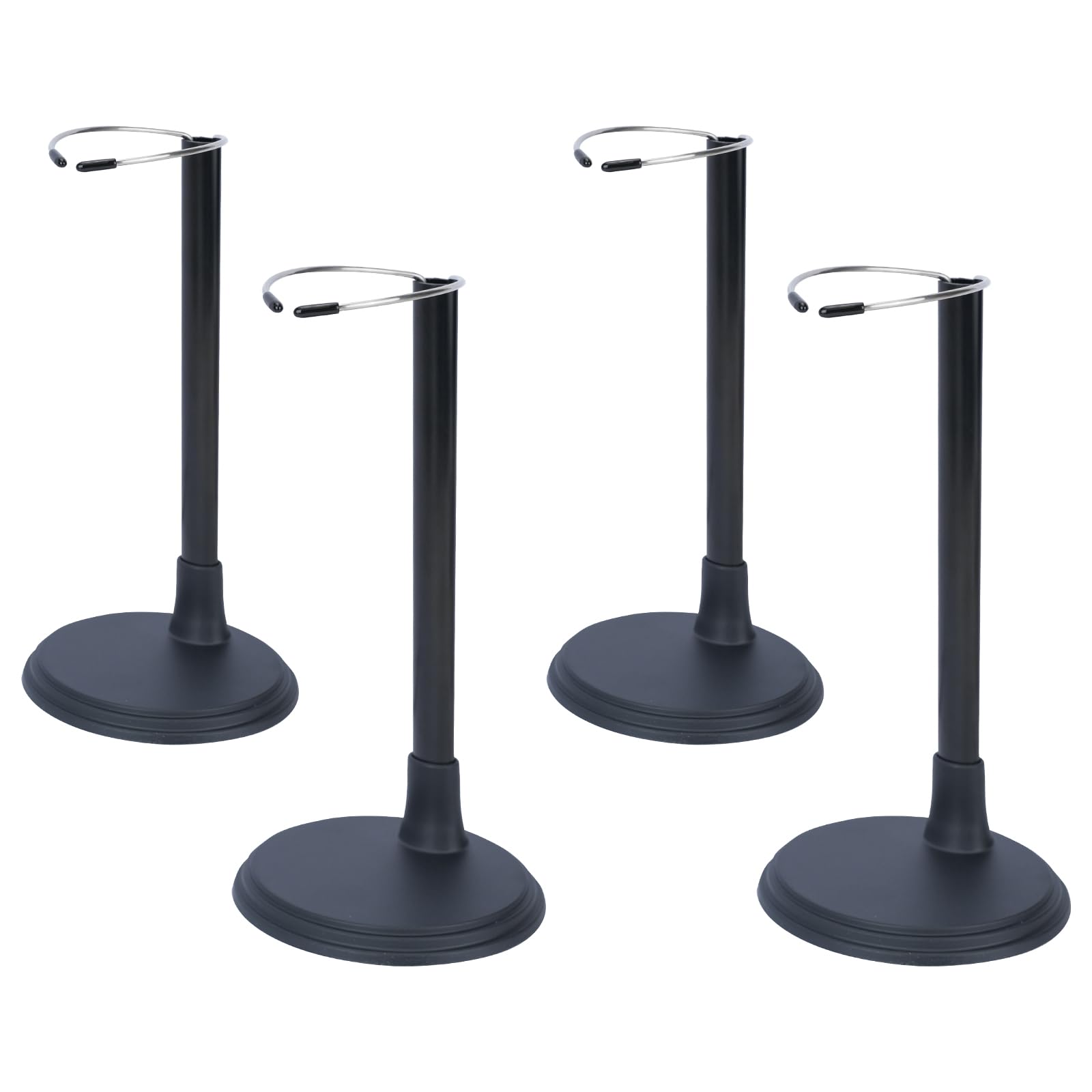 HMIEPRS 4pcs Doll Stands Display Holder, Adjustable Doll Stands Portable Support Racks, Action Figure Stand Bracket Organizers Dolls Accessories for