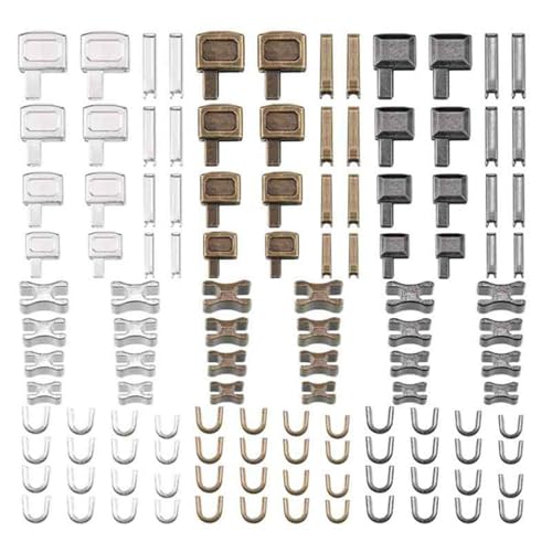 Qsvbeeqj Kit de reparación de cremalleras con cremallera inferior para coser ropa y jeans - #5#8#10