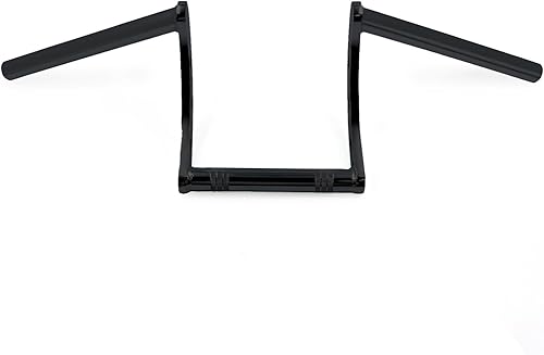 Miniatura 2 de Colgador de motocicleta de 1 pulgada 0.984 in Ace Cafe Racer Clubman manillar manillar barra compatible con Harley Sportster XL883 XL1200 (negro en