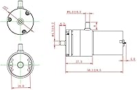 Vista 6 de Micro bomba de aire, mini impulsor eléctrico de vacío CC de 12 V, refuerzo de bombeo de aire micro eléctrico para circulación de oxígeno