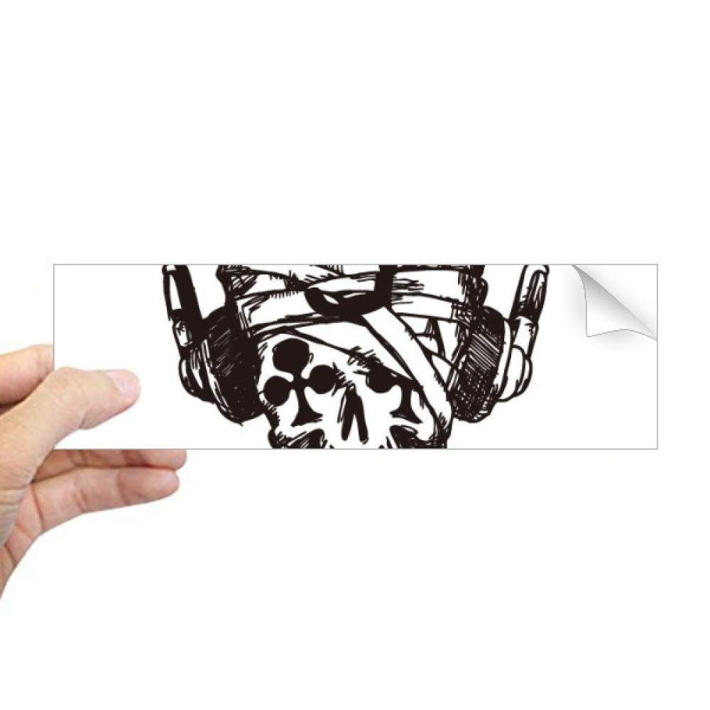 Autocollant pour fenêtre motif tête de mort pour masquer le vis à vis rectangle