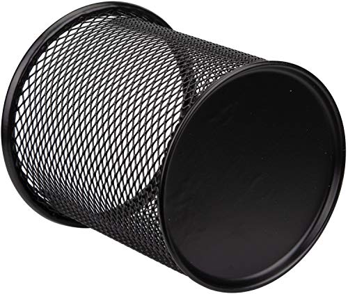 Nicunom 12 Pack Metal Pen Holder Wire Mesh Pen Cup Pencil Holder Pencil Cup for Desk Office Pen Organizer, Black - Image 6